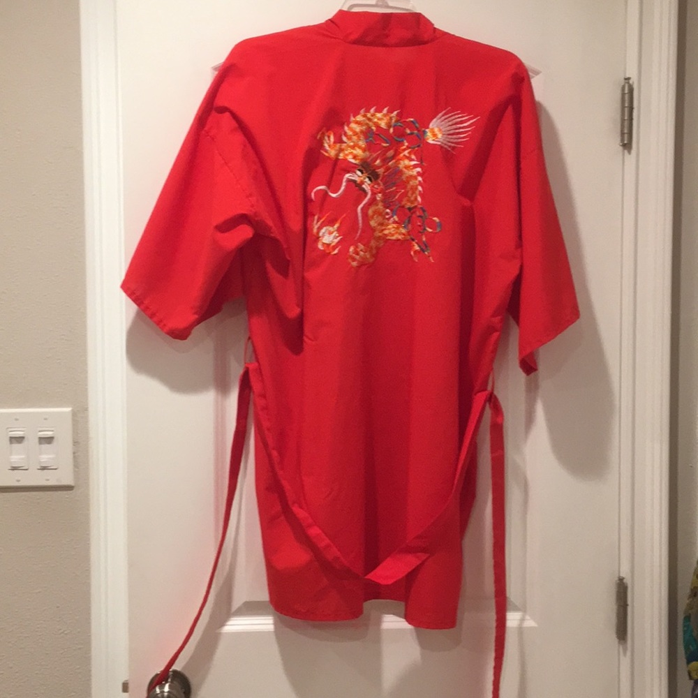 Vintage SF China Town Dragon Robe